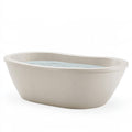Freistehende Badewanne 170 x 75 x 58 cm Acryl Cremeweiß Oval Modern